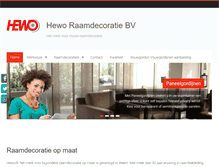 Tablet Screenshot of hewo.nl